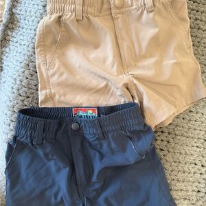 Burlebo Boys Shorts Set - Navy and khaki size XS
